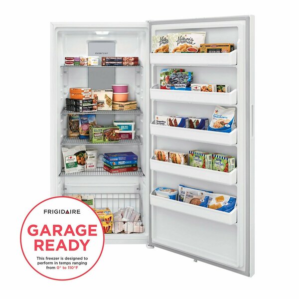 Almo 20 cu. ft. Upright Frost-Free Freezer with Reversible Door and LED Lighting FFUE2022AW